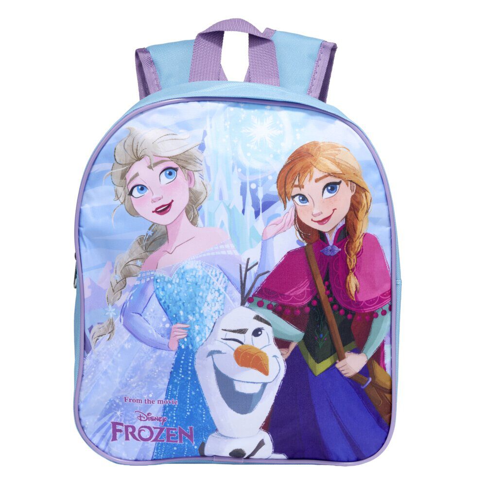 Sac à dos enfant La Reine des Neiges bleu 26x10xH36cm