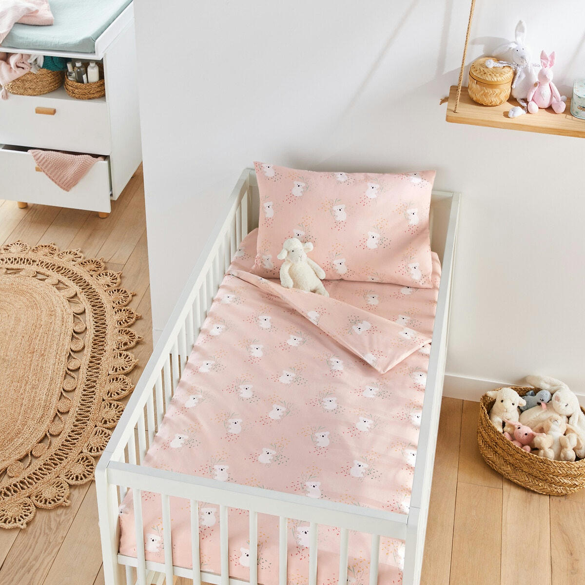 Parure pour lit bébé coton, Louisa