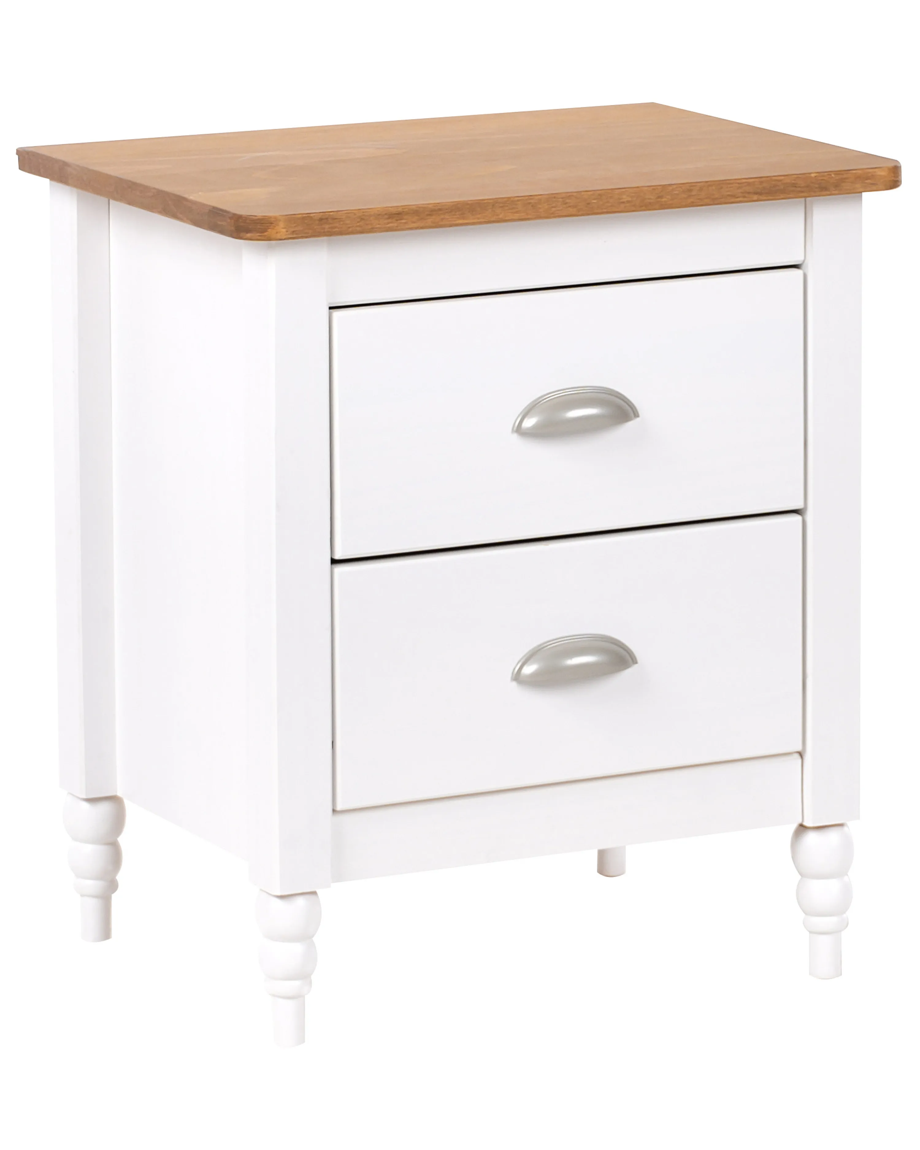 2 Door Sideboard SHILLINGTON Pine Wood White