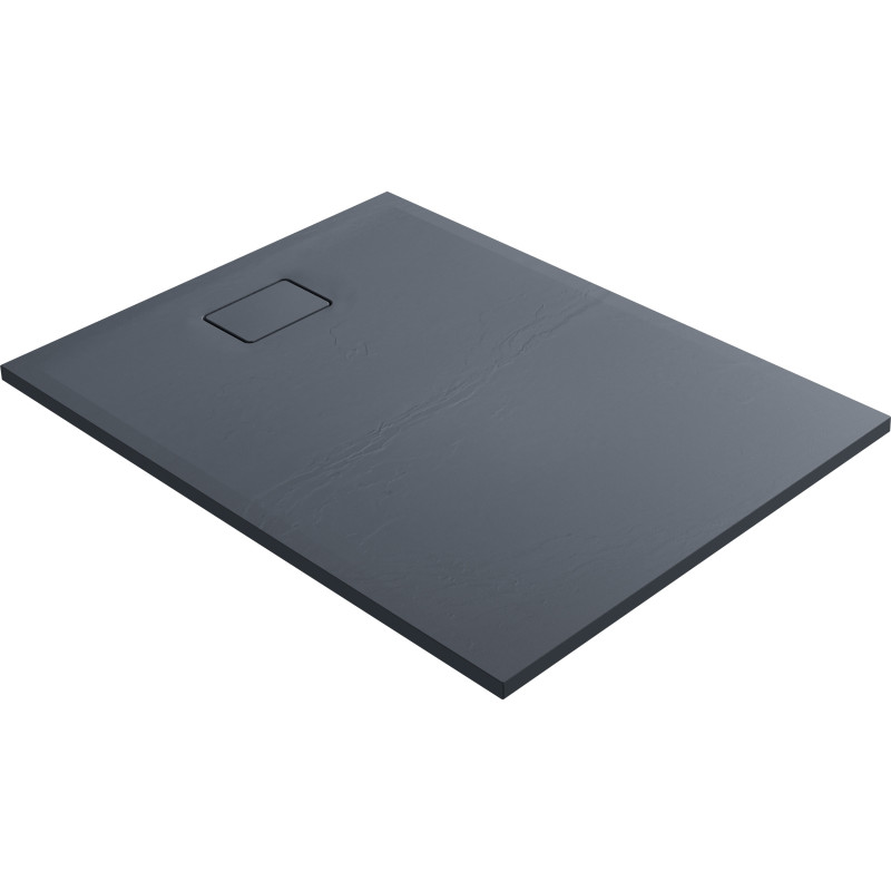 Receveur de douche Terreno rectangle gris silex 120 x 90 cm ALLIBERT