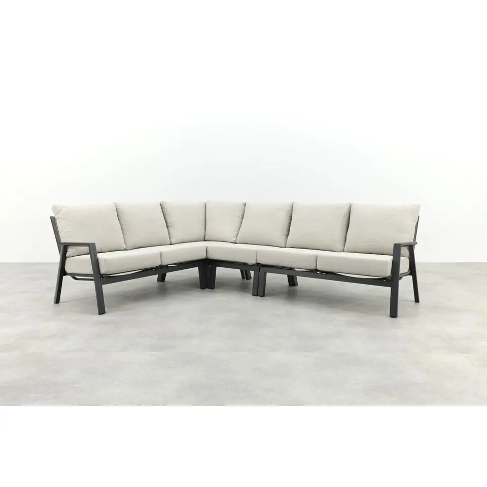 VDG Lagos lounge hoekbank - antraciet - links & rechts