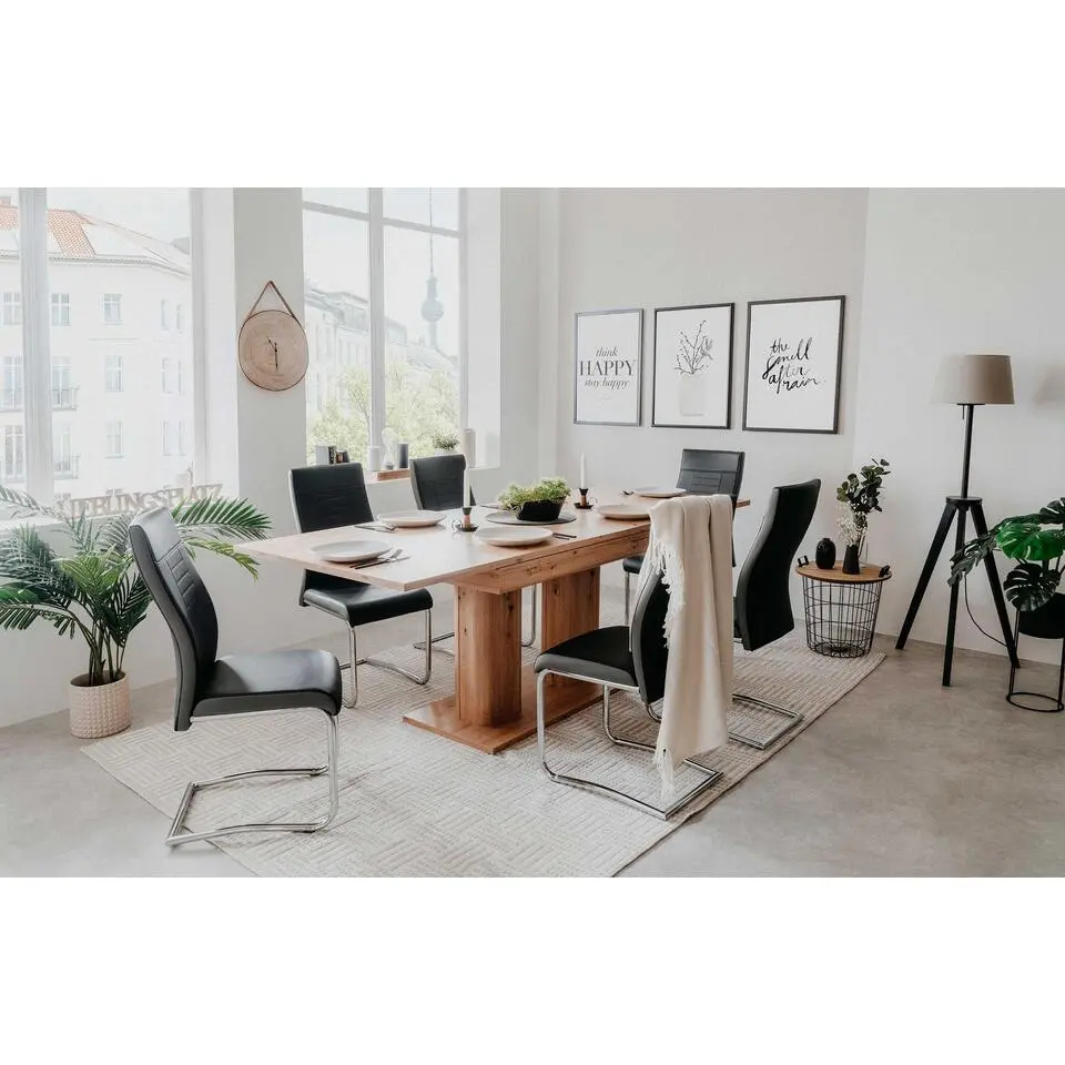 Uitschuifbare eettafel Heidelberg 140/220 - artisan eik