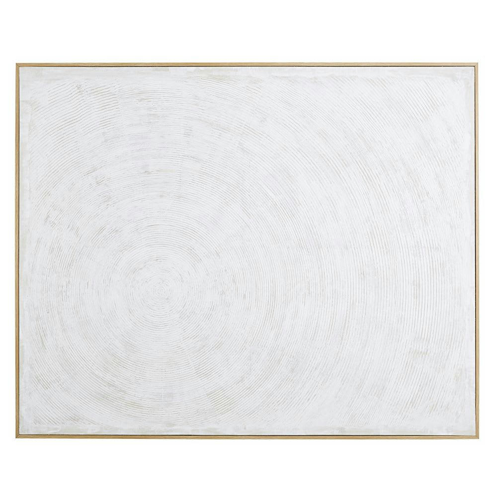 YVILAC - Toile peinte blanche 153x123