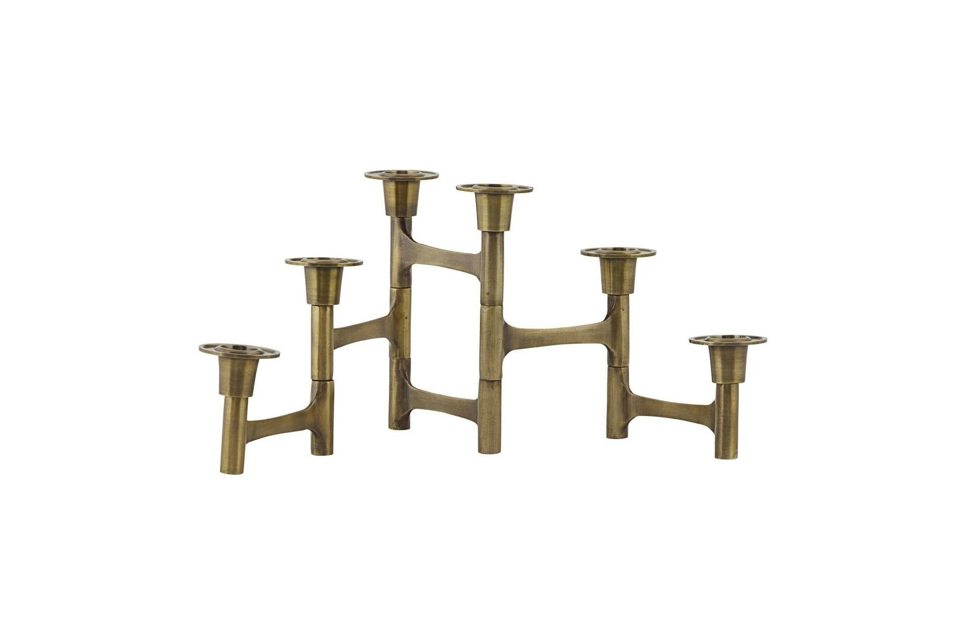 MOVE - Bougeoir articulé laiton 6 bougies