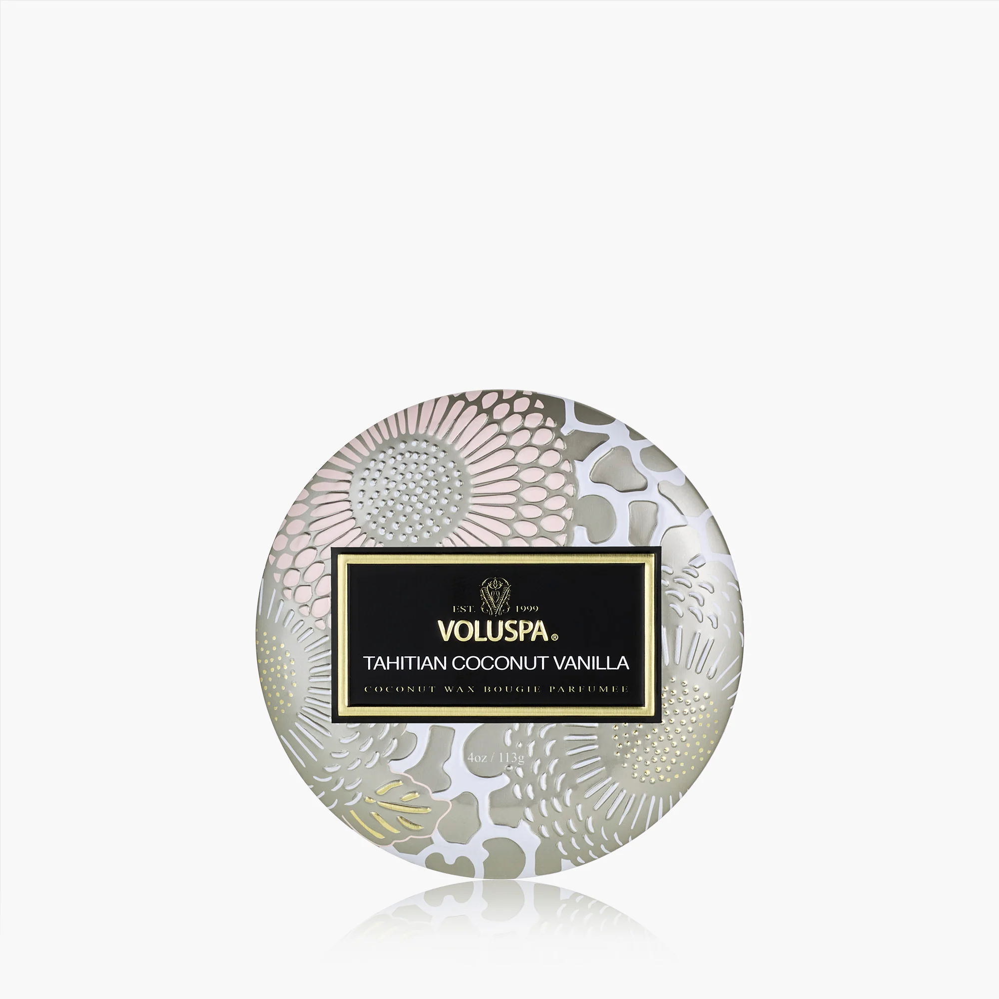 Tahitian Coconut Vanilla - Mini Tin Candle