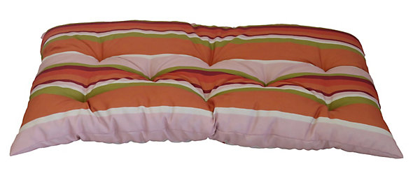 Coussin palette déperlant uni terracotta L.120 x l.80 cm Easy for life