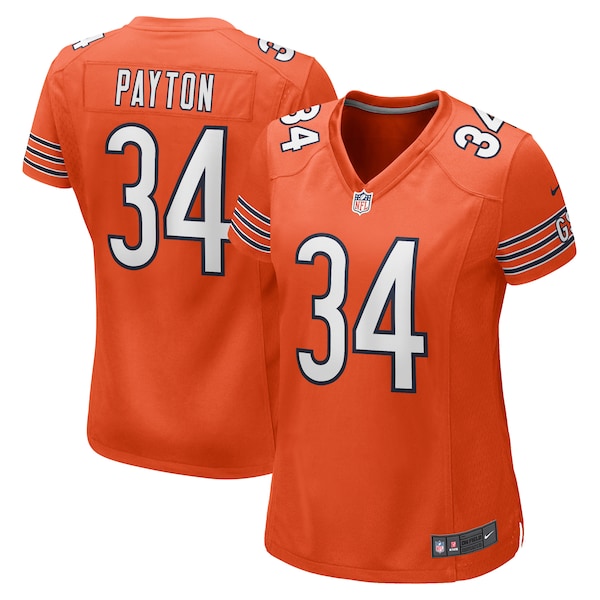 Walter Payton Chicago Bears Nike Women's Retired Player Jersey - Orange/Navy