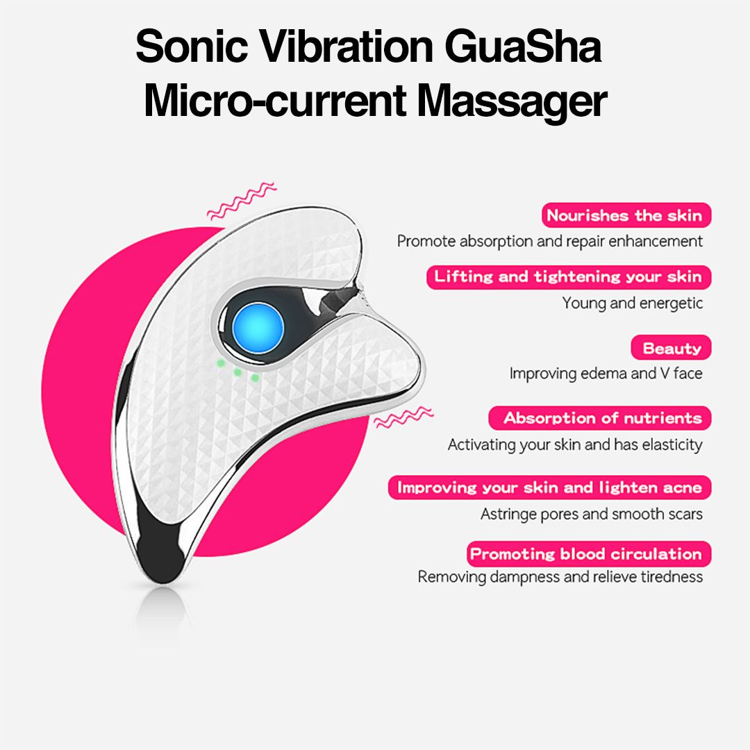 Erth Skin London Sonic Vibration GuaSha Micro-current Massager