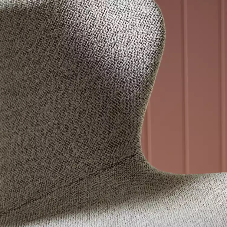 Habitat Etta Pair of Fabric Bar Stools - Natural