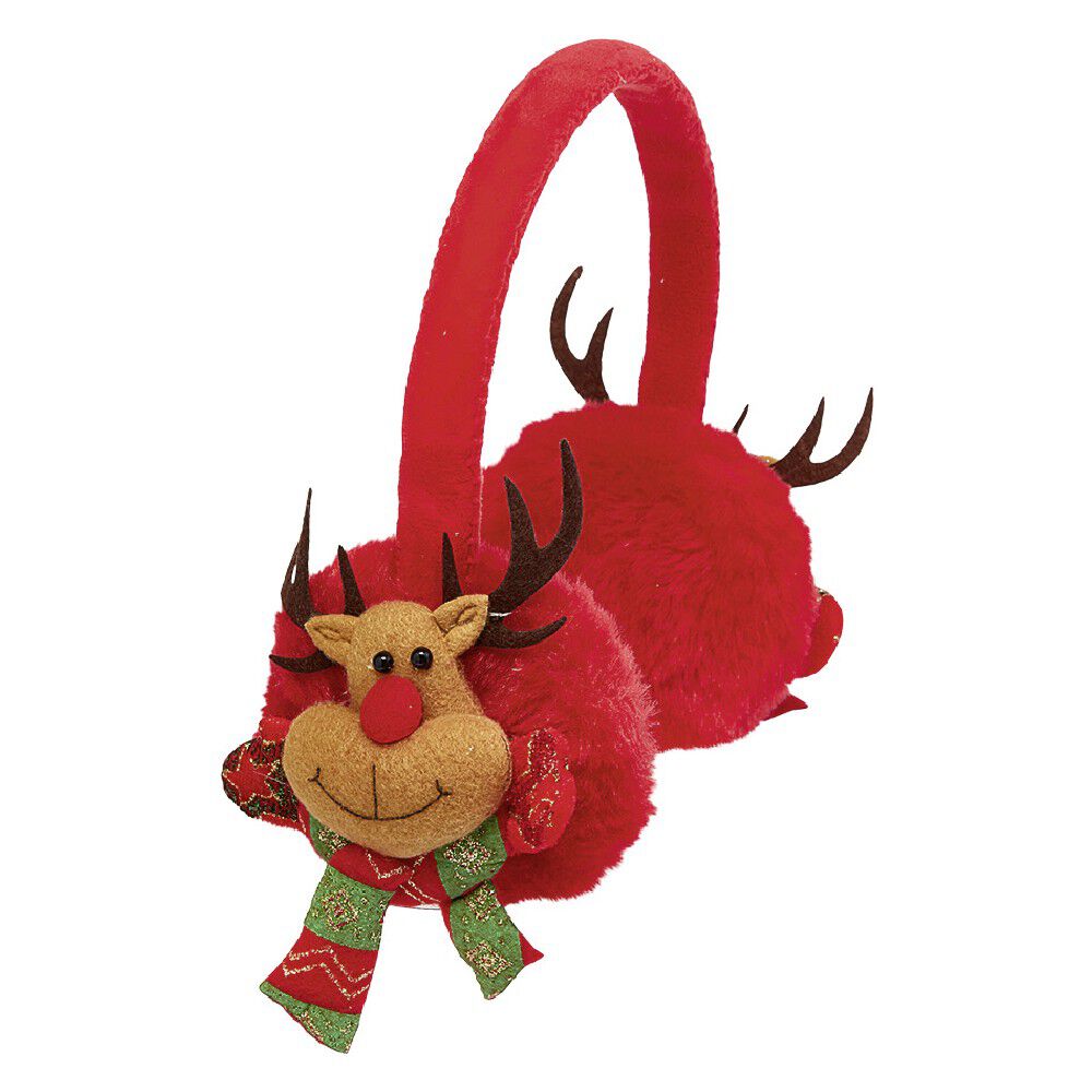 Cache oreille de No&euml;l en tissu