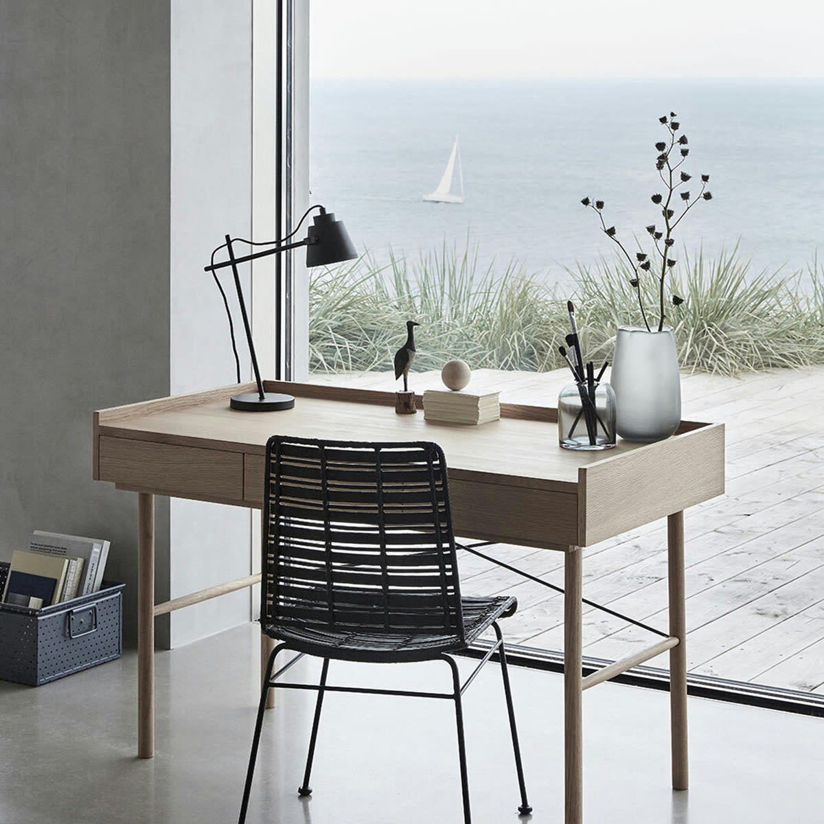 DOME - Vase en verre fumé (x2)