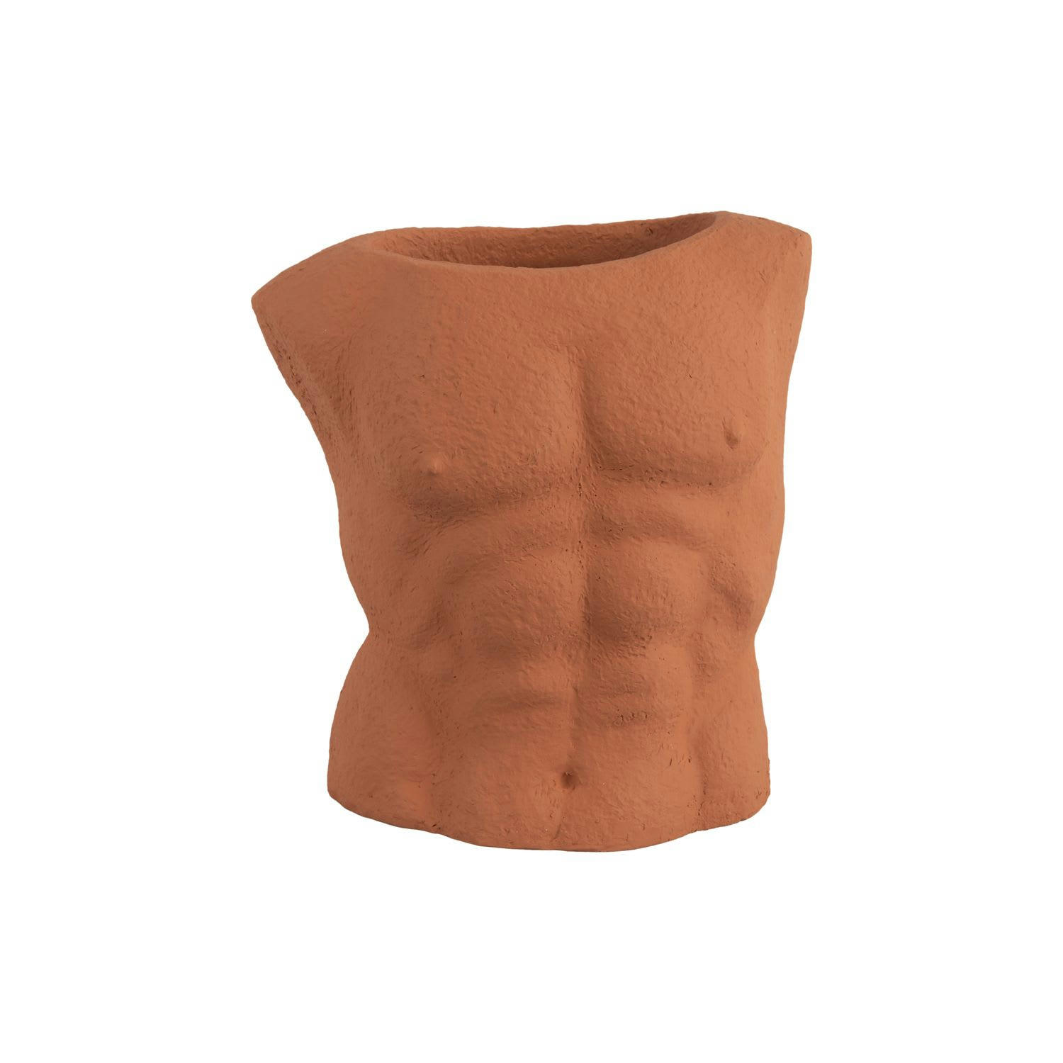 MALE - Vase cache pot en polyrésine modèle terracotta