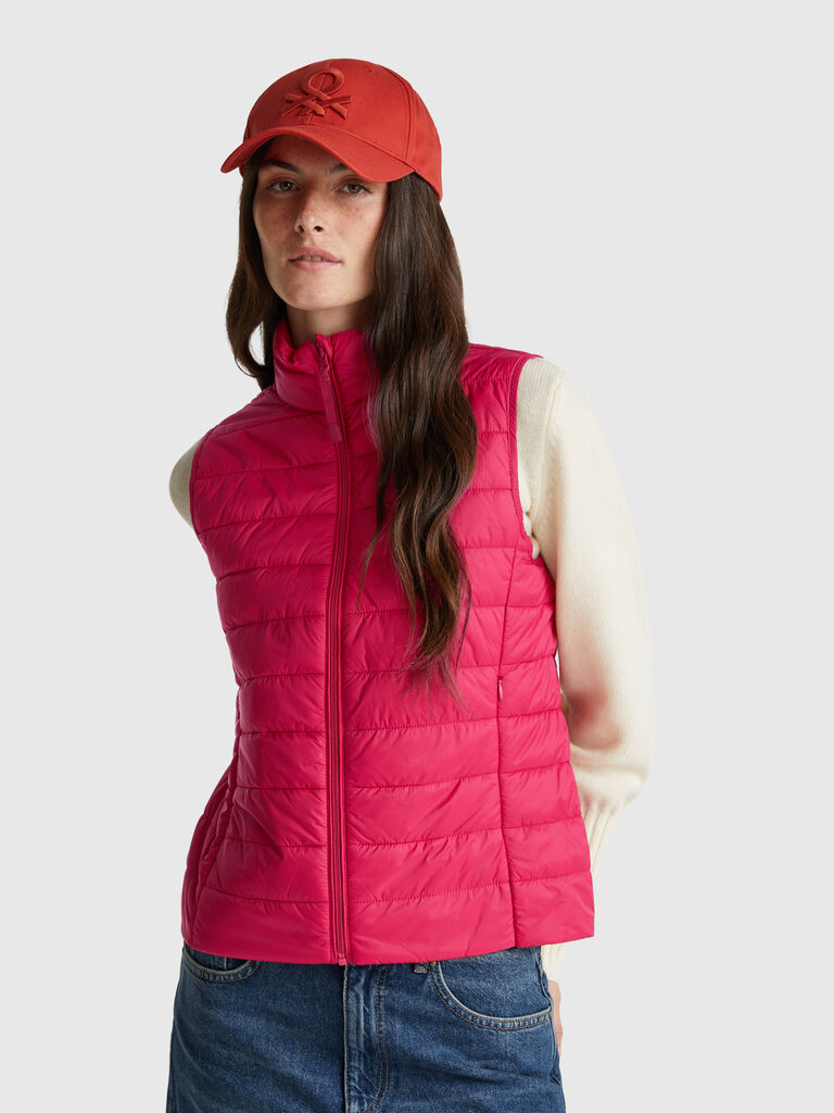 Slim fit padded vest