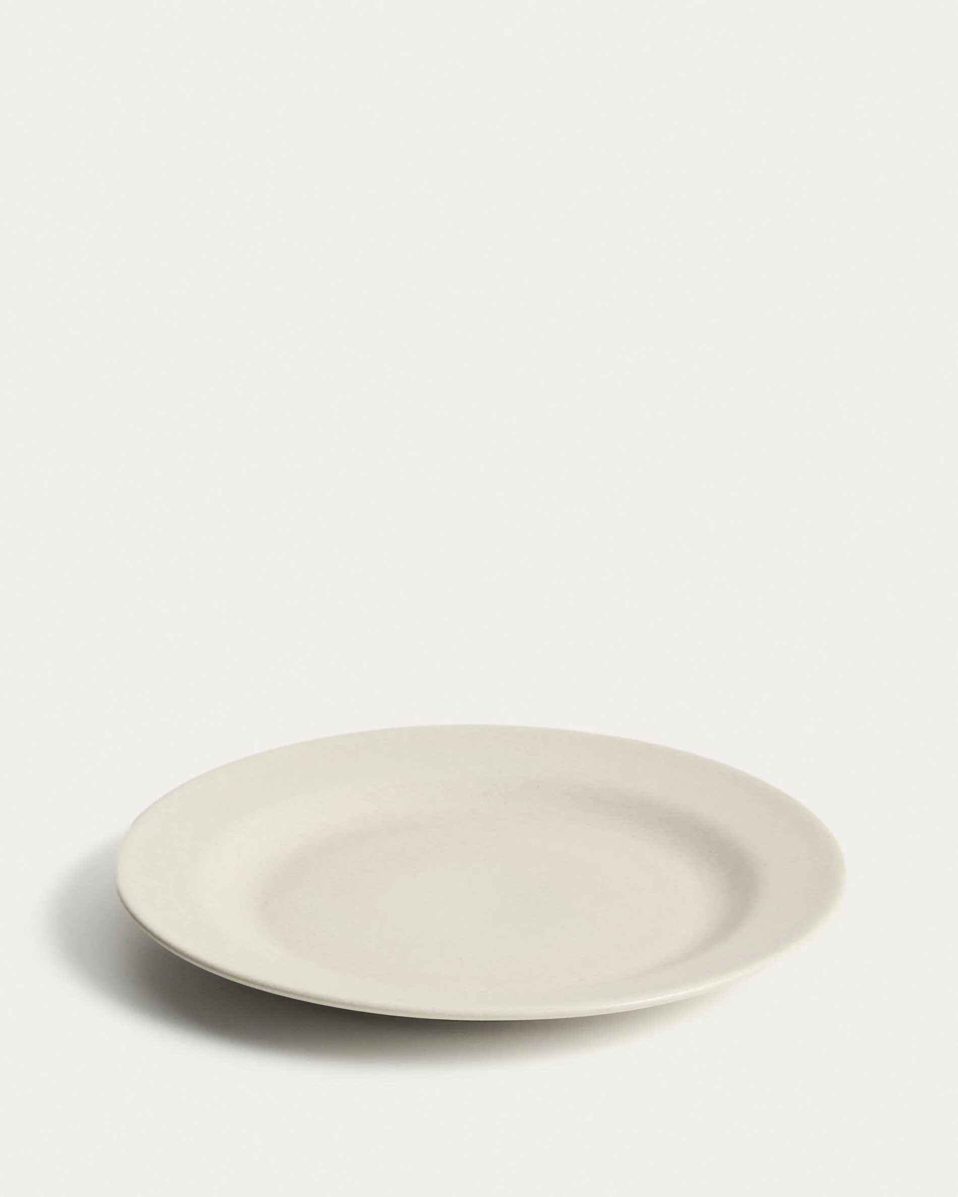 Sarel beige ceramic plate