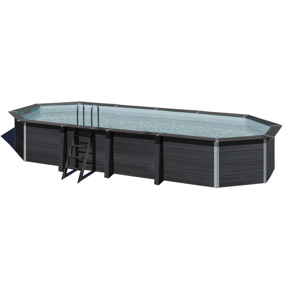 Ovalpool Set »Avantgarde«, oval, BxLxH: 386 x 804 x 124 cm