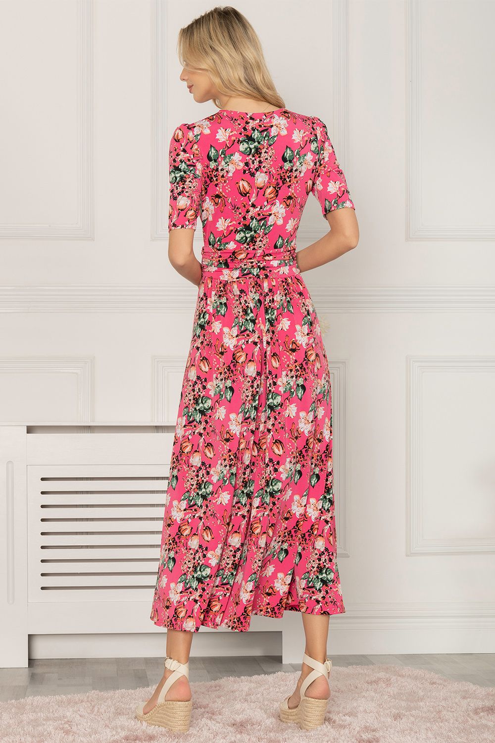 Jolie Moi Gillian Floral Maxi Dress