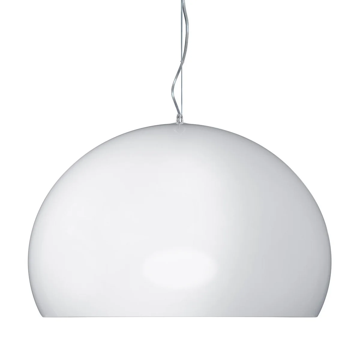 Kartell - Big FL/Y Pendelleuchte, klar transparent