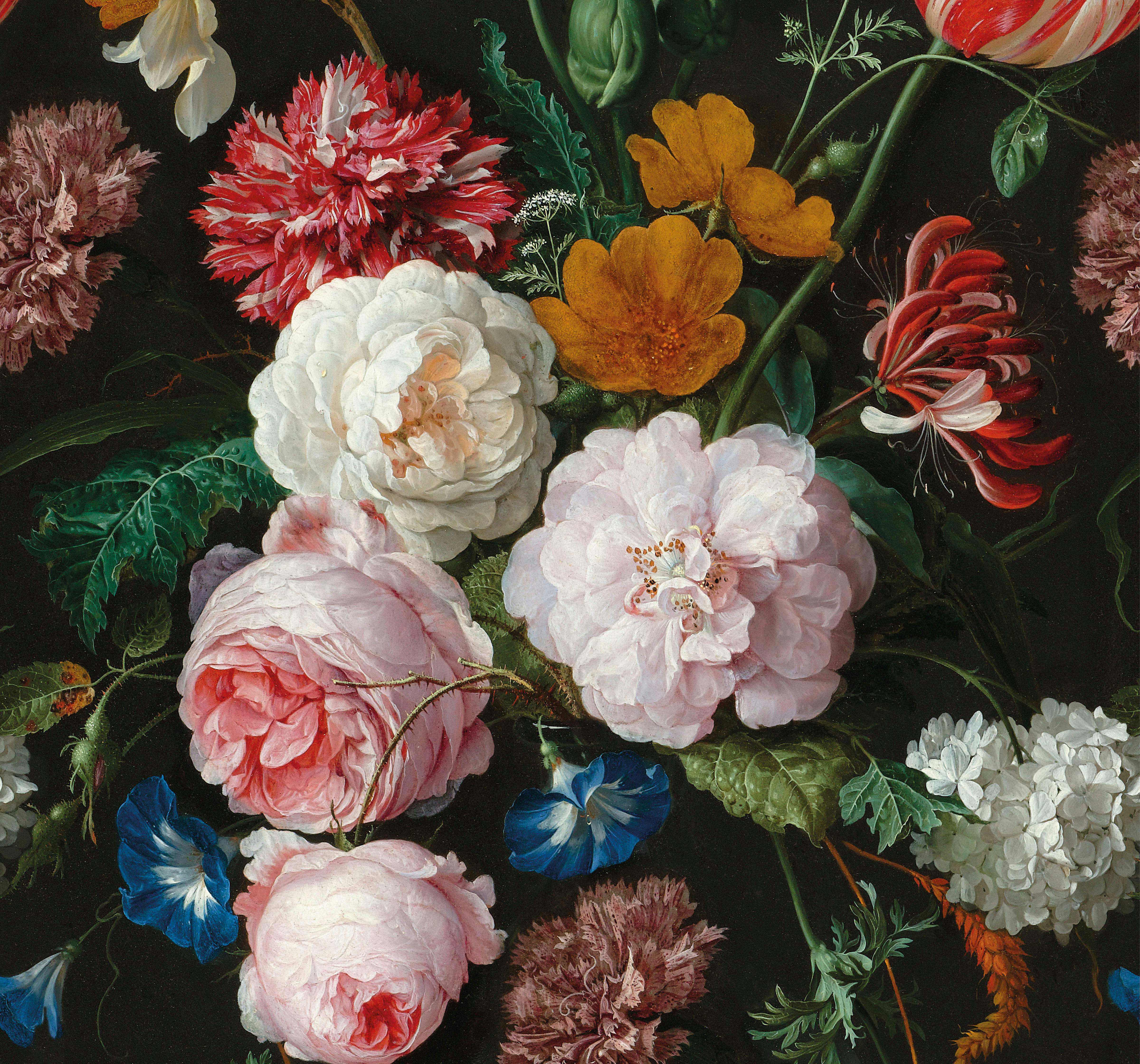 - Papier peint panoramique intissé fleurs Eloïse 300x280cm