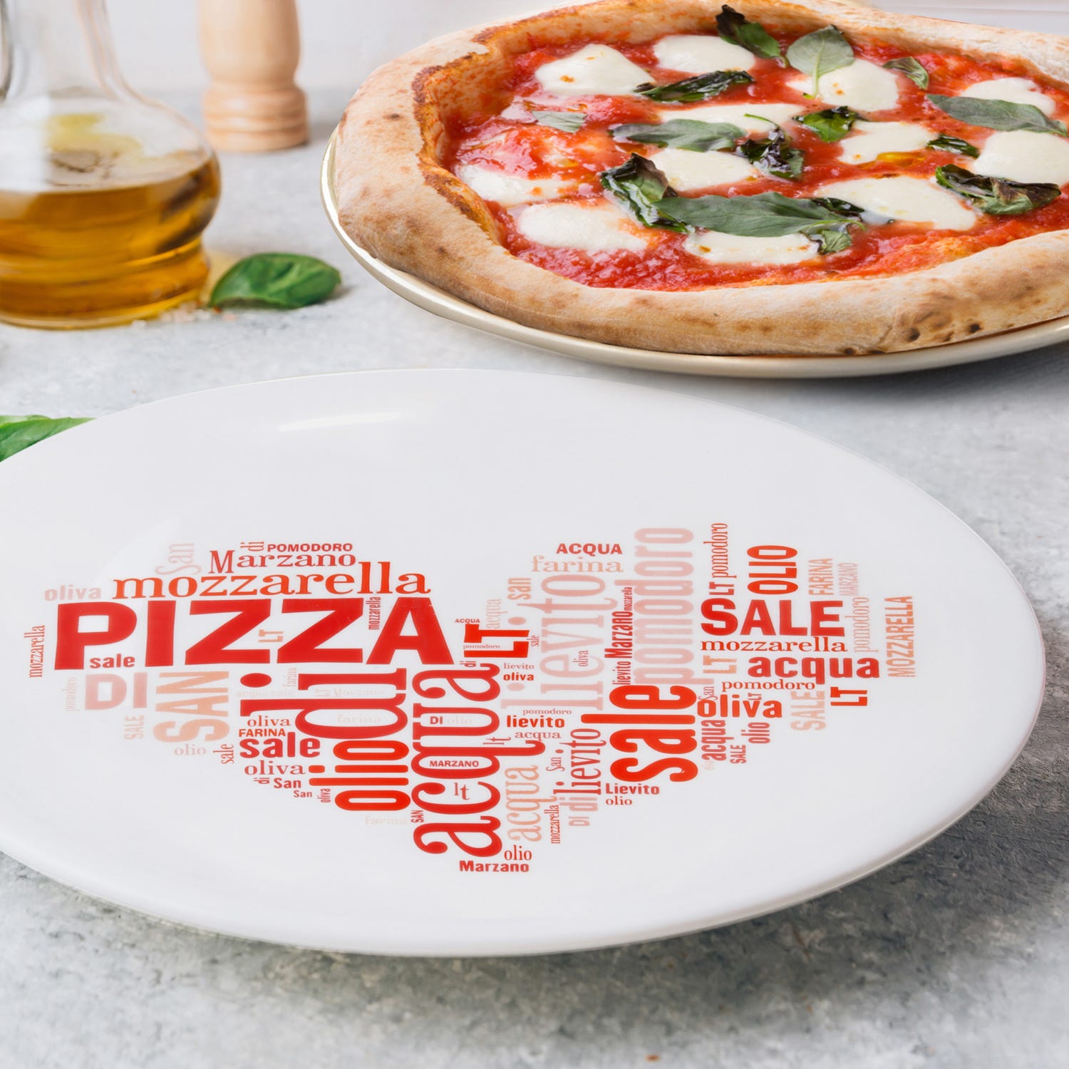 Piatto I love Pizza per pizza, 33 cm