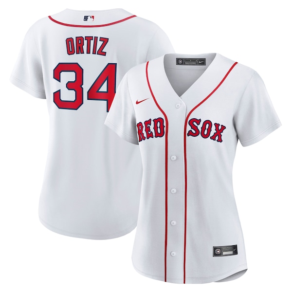 David Ortiz Boston Red Sox Nike Women's Home Replica Jersey  - White