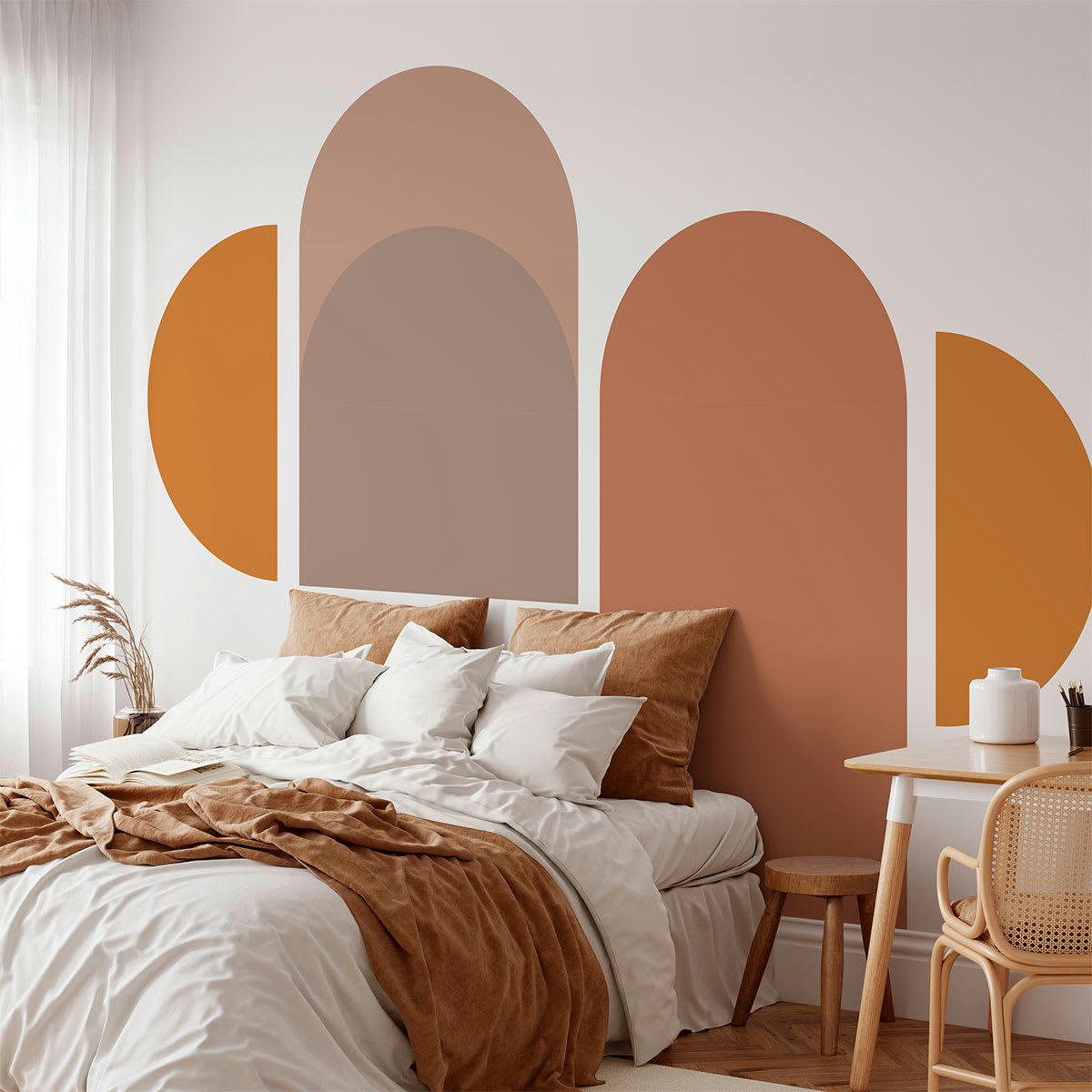 - Papier Peint arches africains 125x60cm