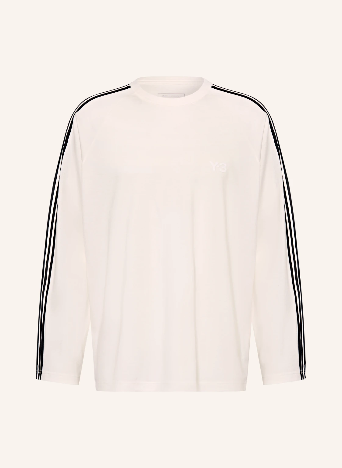 Y-3 Longsleeve mit Galonstreifen