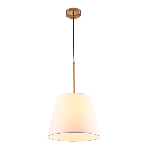 Lampa wisząca biało-złota ELEN 1xE27x20W wym: 150x30x30 cm Polux