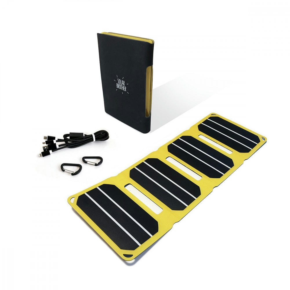 - Chargeur solaire 6.5W jaune