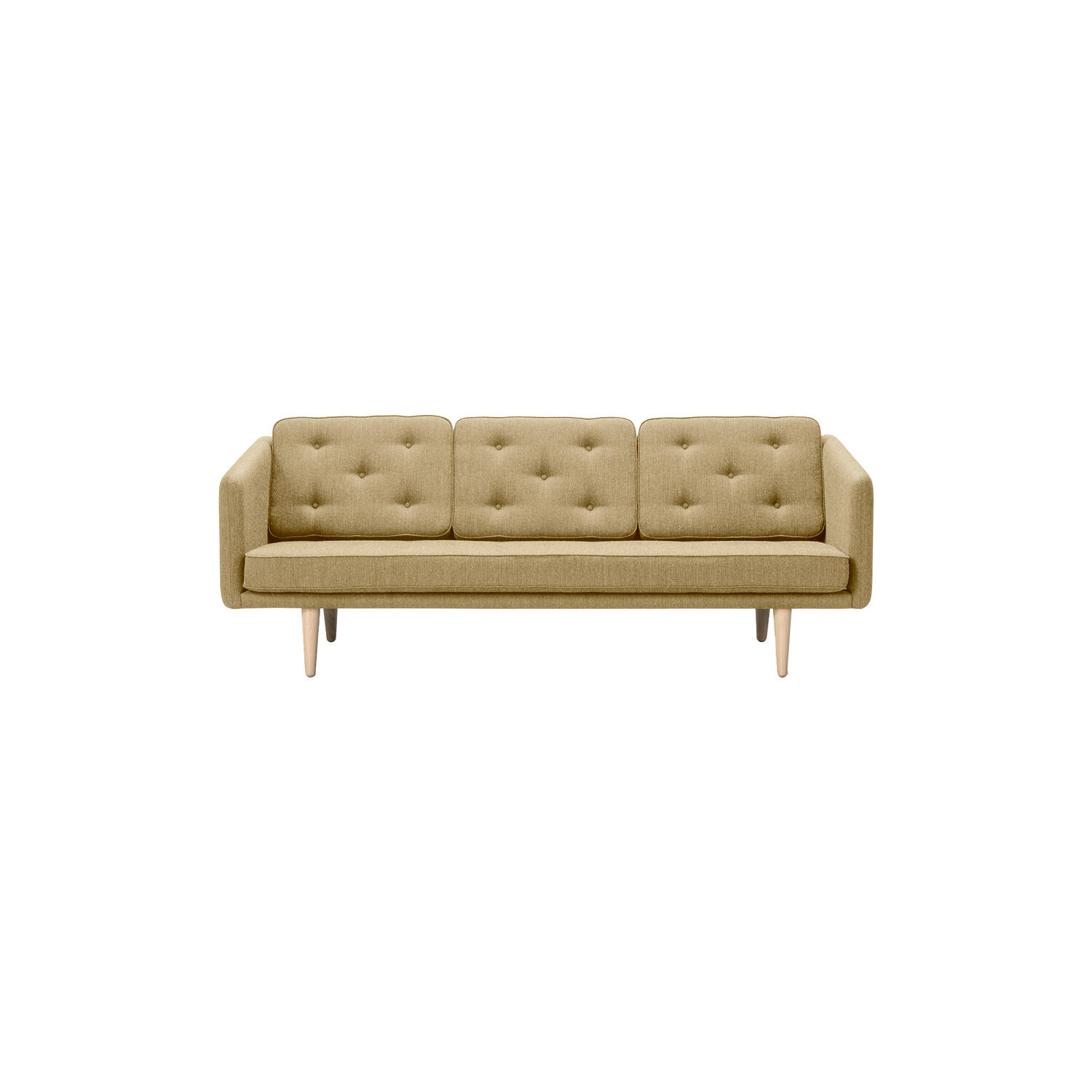 No. 1 3-pers. sofa, Fiord 422/lakeret eg