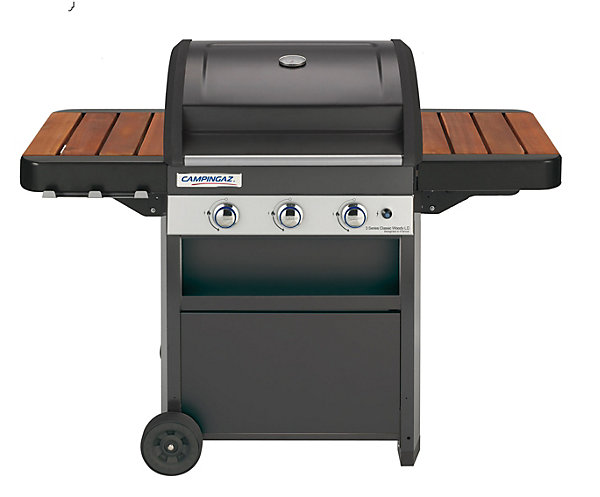Barbecue au gaz 3 series classic WLD 2 en 1   Plancha noir Campingaz