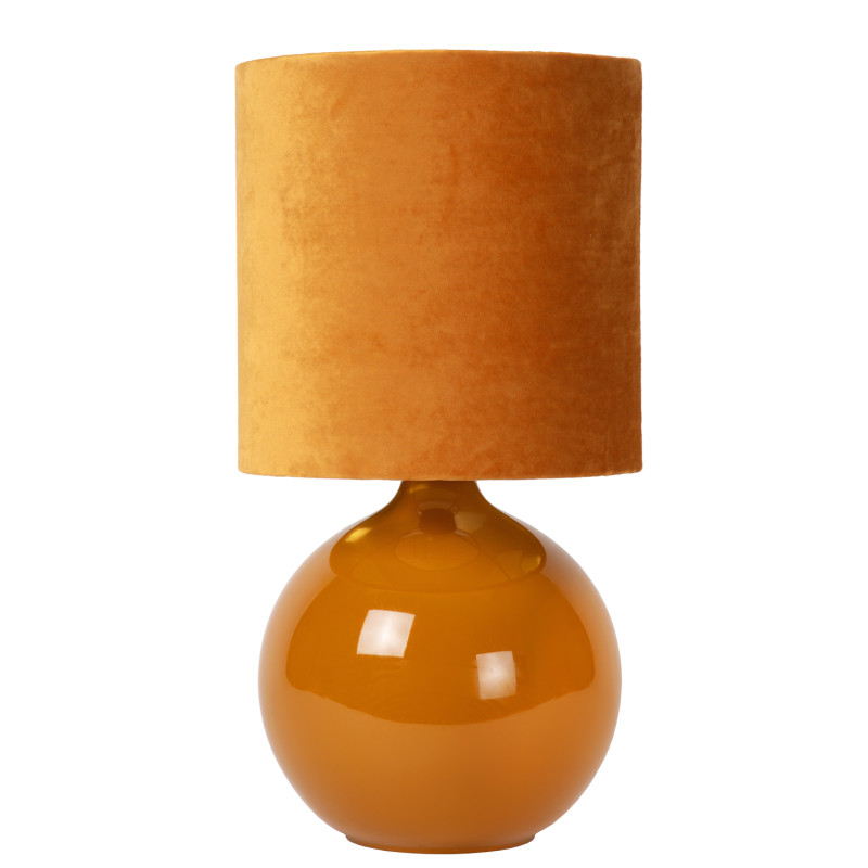 Lampe de table Esterad jaune E14 40 W LUCIDE