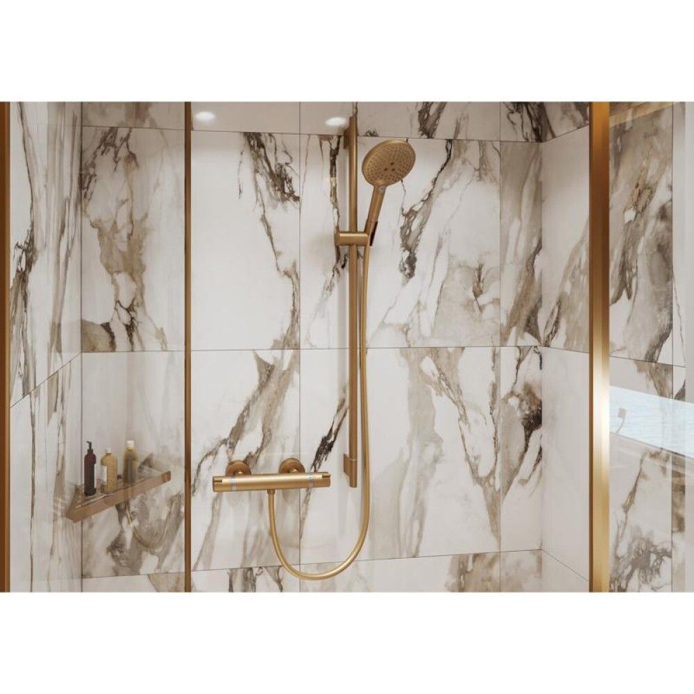 DUSJSTANG HANSGROHE UNIKA S PURO 65CM BØRSTET BRONSE