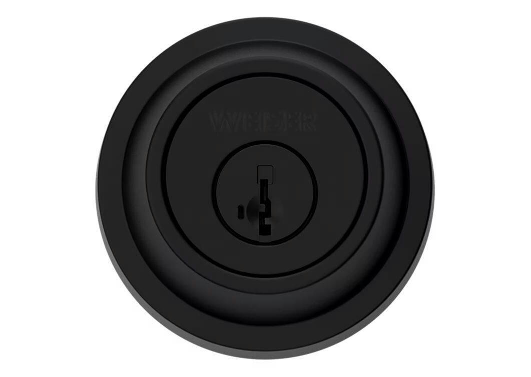 Elements by Weiser Deadbolt Lock, Matte Black
