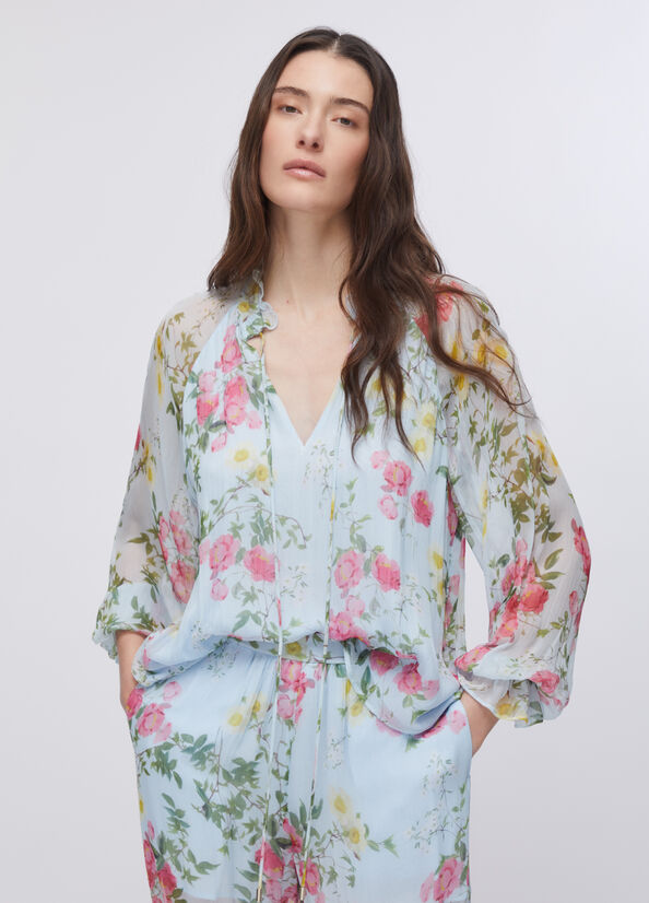 Blusa a fiori