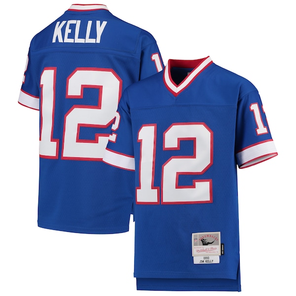 Jim Kelly Buffalo Bills Youth 1990 Legacy Retired Player Jersey - Royal