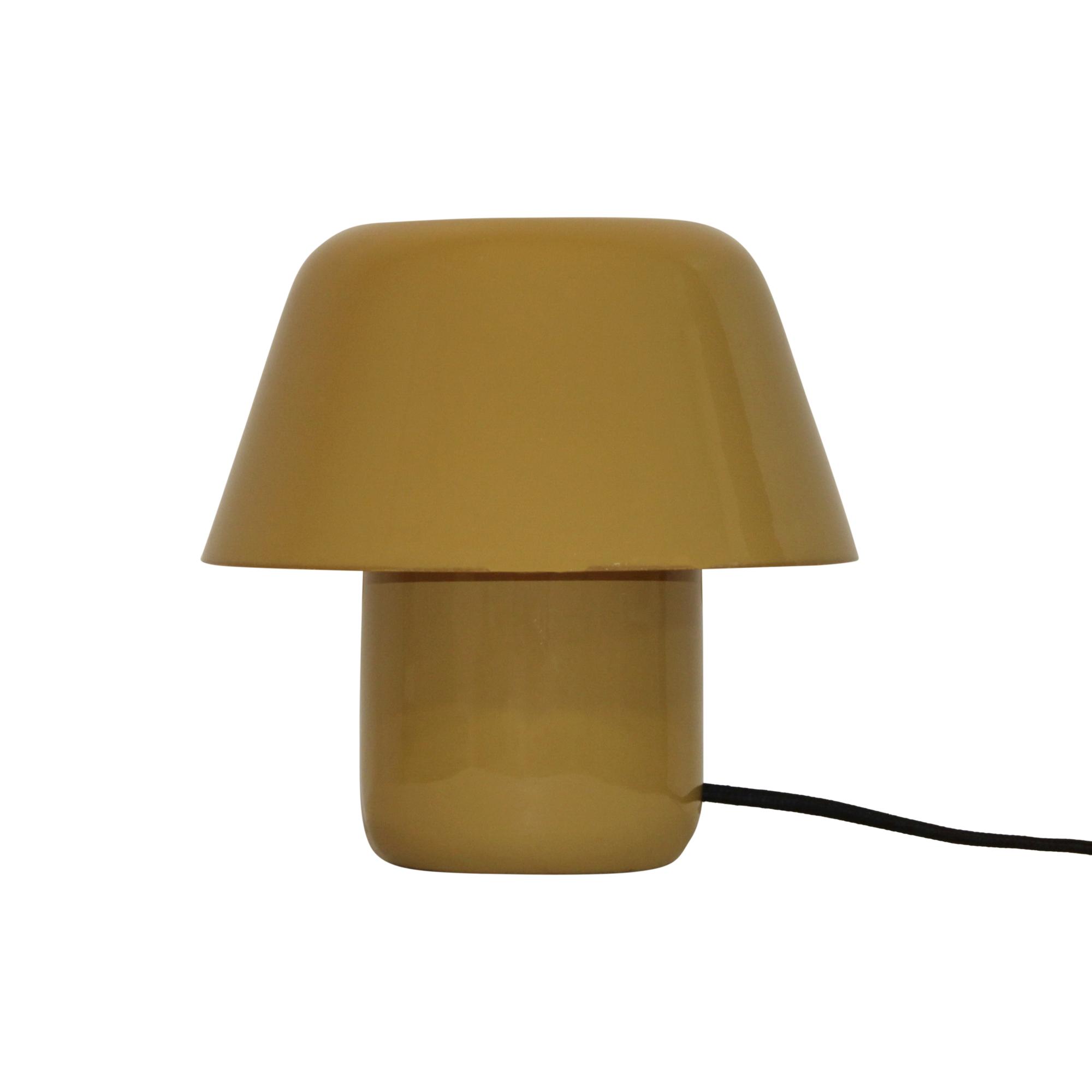 Leitmotiv tafellamp Afan - geel - 20x20x19cm - Paddenstoellamp