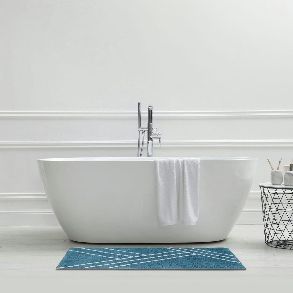 NEO - Tapis de bain coton figuratif 60x120cm