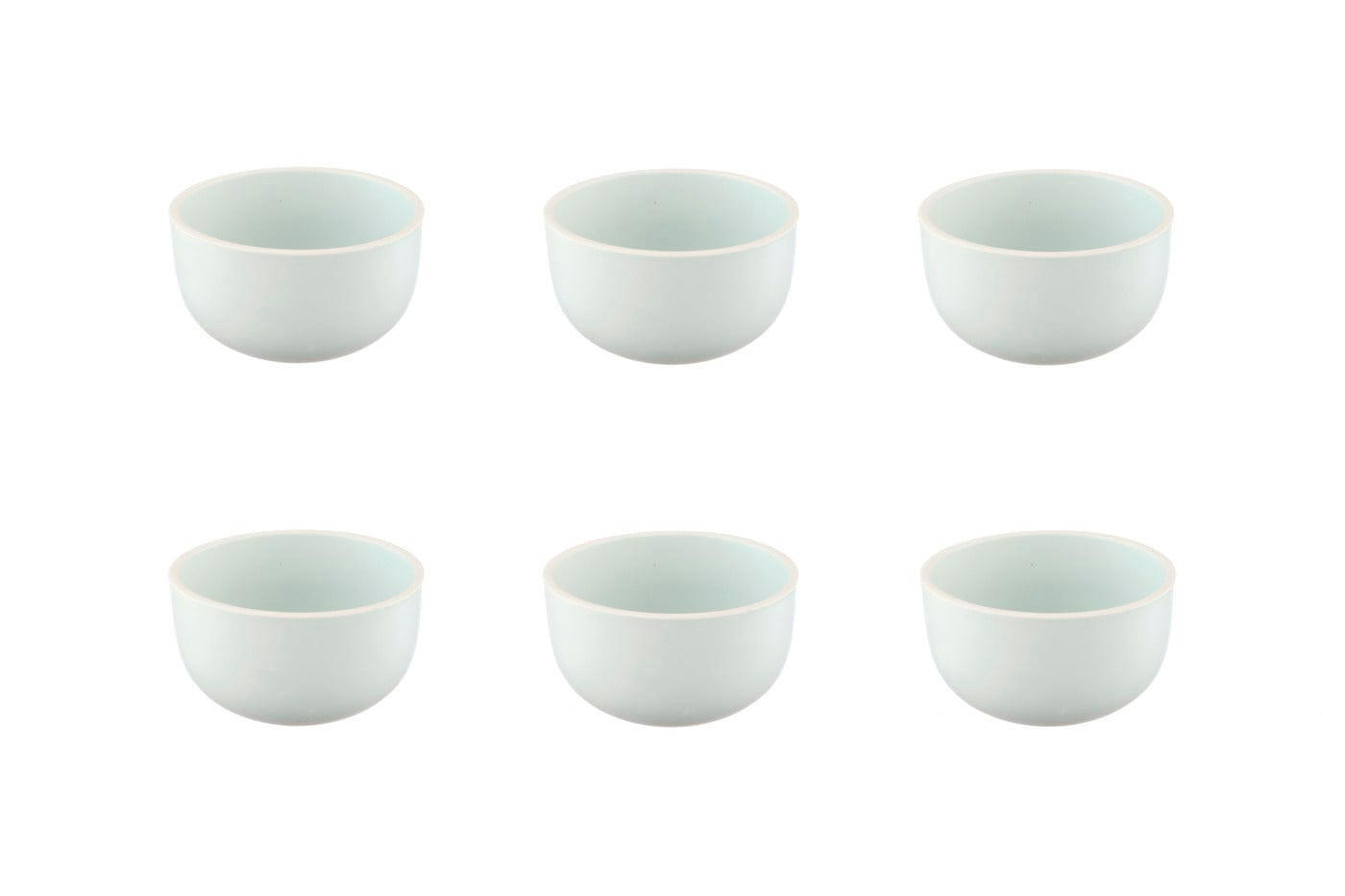 ORIGIN - Lot de 6 petits bols en grès gris D9