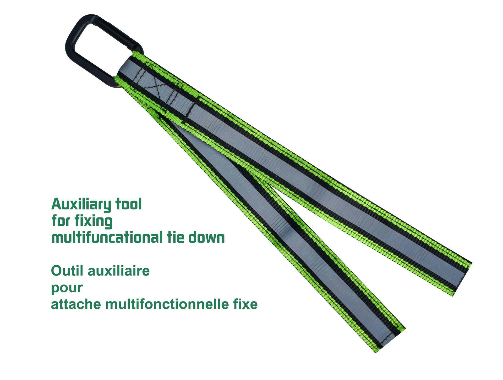 MotoMaster Reflective Carabiner Strap, 1-in