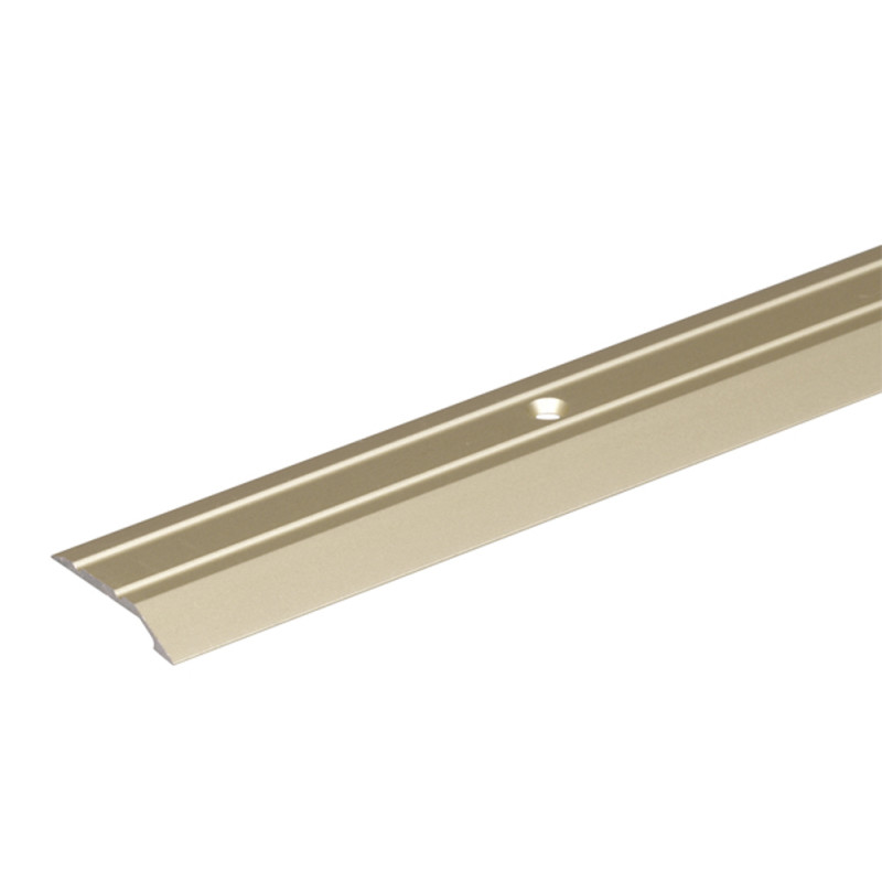 Barre de seuil percée en aluminium sable 30 x 4 mm 0,9 m ALBERTS
