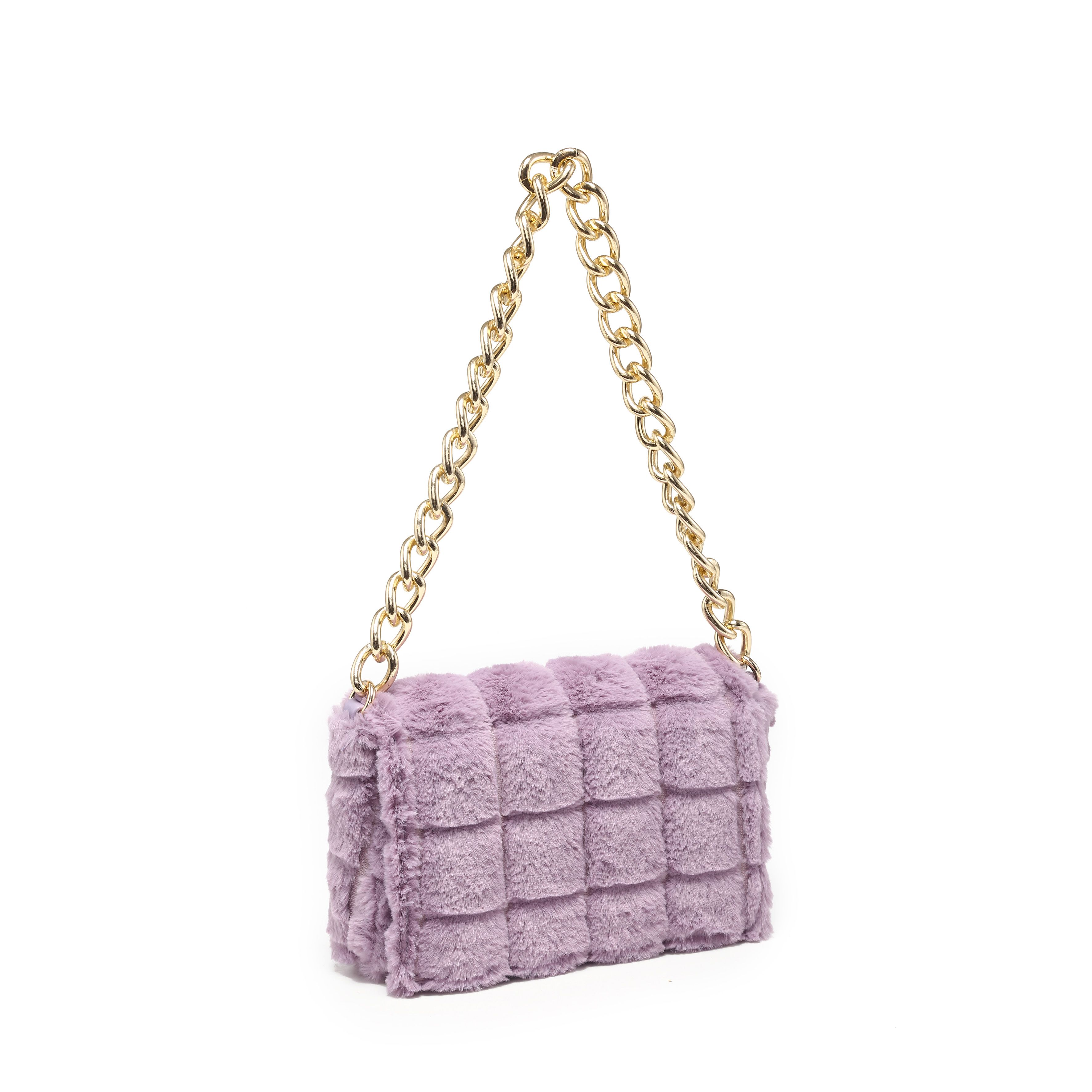 JFY Check Pattern Flap Shoulder Bag
