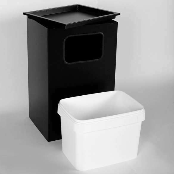 Aschenbecher, BxHxL: 40 x 62 x 33 cm, für: innen/überdachter Außenbereich