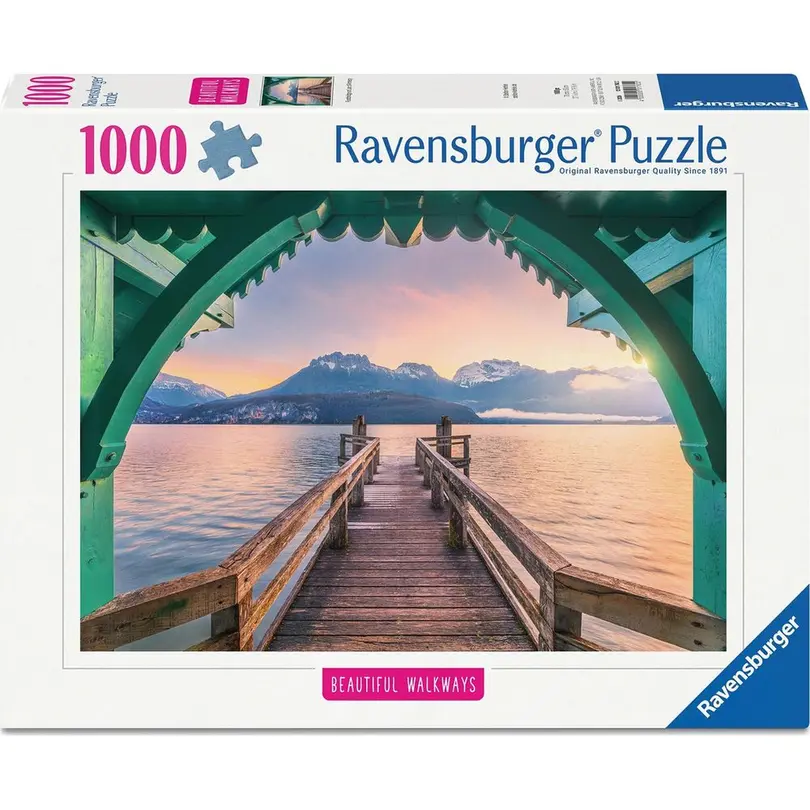 Puzzle Romantischer Steg am Lac d'Annecy
