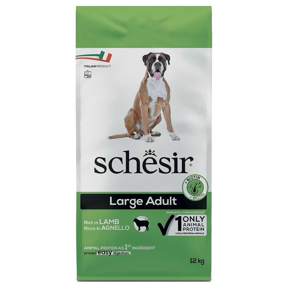 Schesir Dog Large Adult with Lamb