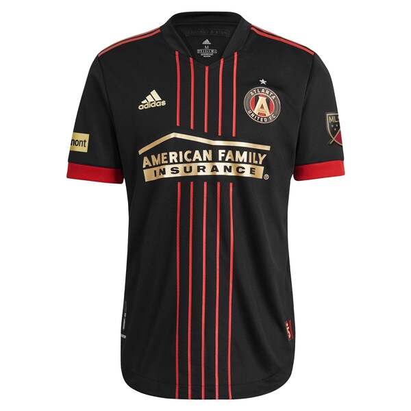 Atlanta United FC adidas 2021 The BLVCK Kit Authentic Custom Jersey - Black