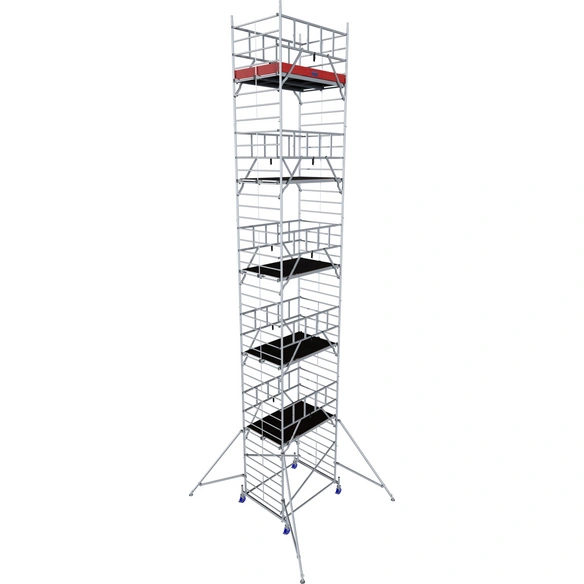 Fahrgerüst »ProTec«, Arbeitshöhe: 12,30 m, max. 200 kg/m², Aluminium