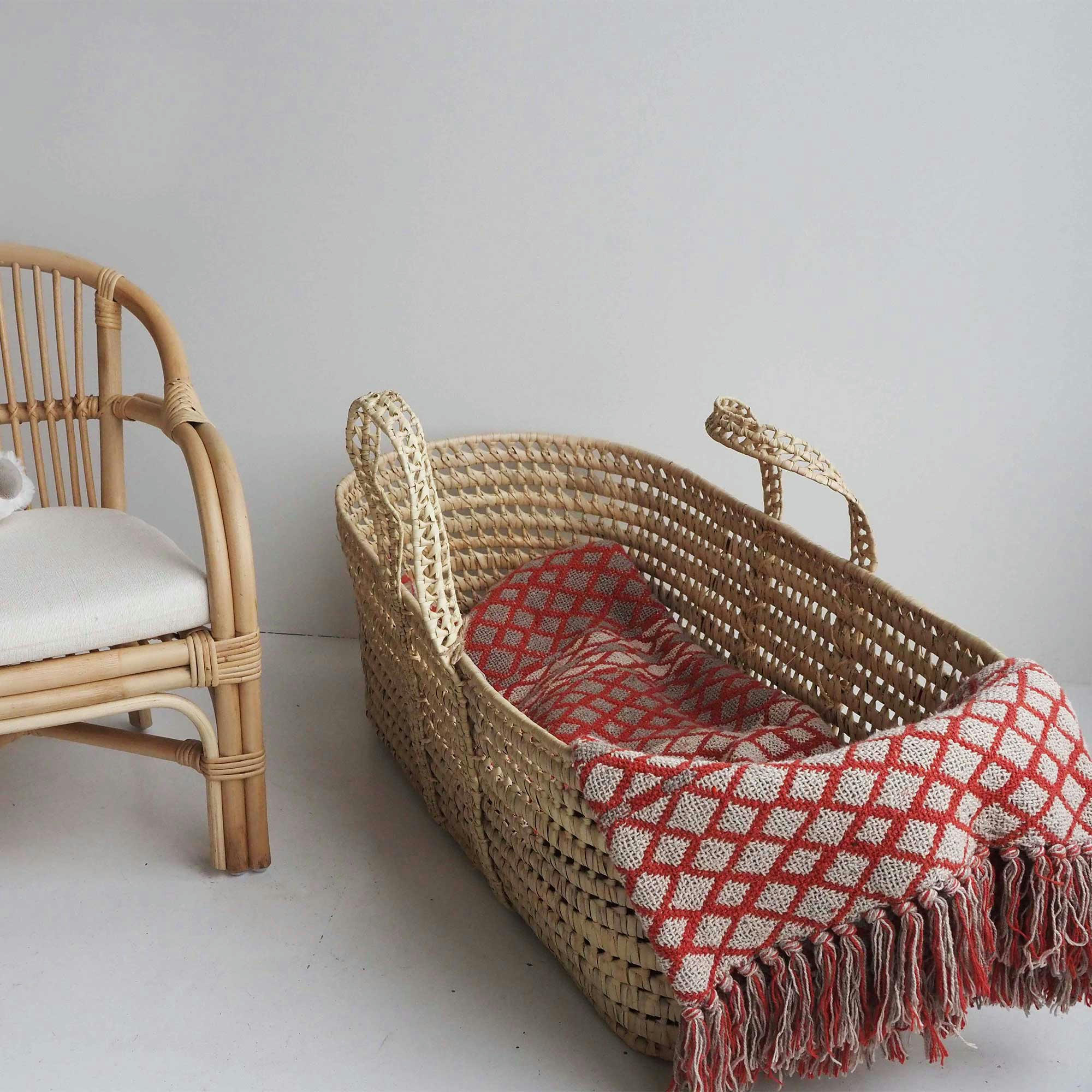 BALOU - Grand couffin en feuilles de palmier - Balou