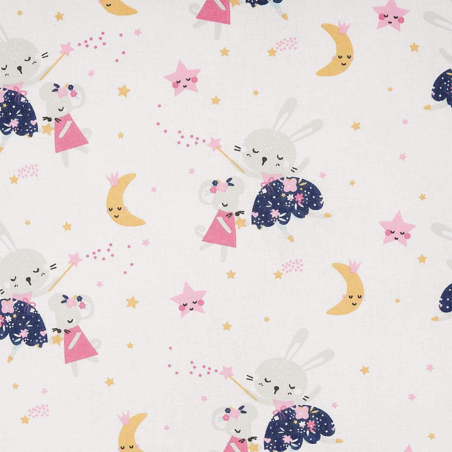 FAIRY FLORE - Taie de coussin en coton pour tour de lit