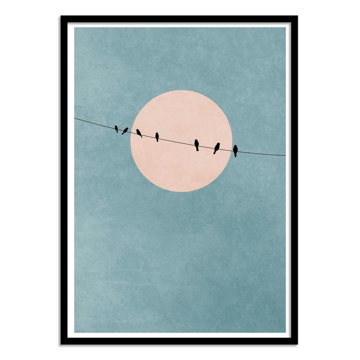 KUBISTIKA - THE BEAUTY OF SILENCE - KUBISTIKA - Affiche d'art 50 x 70 cm