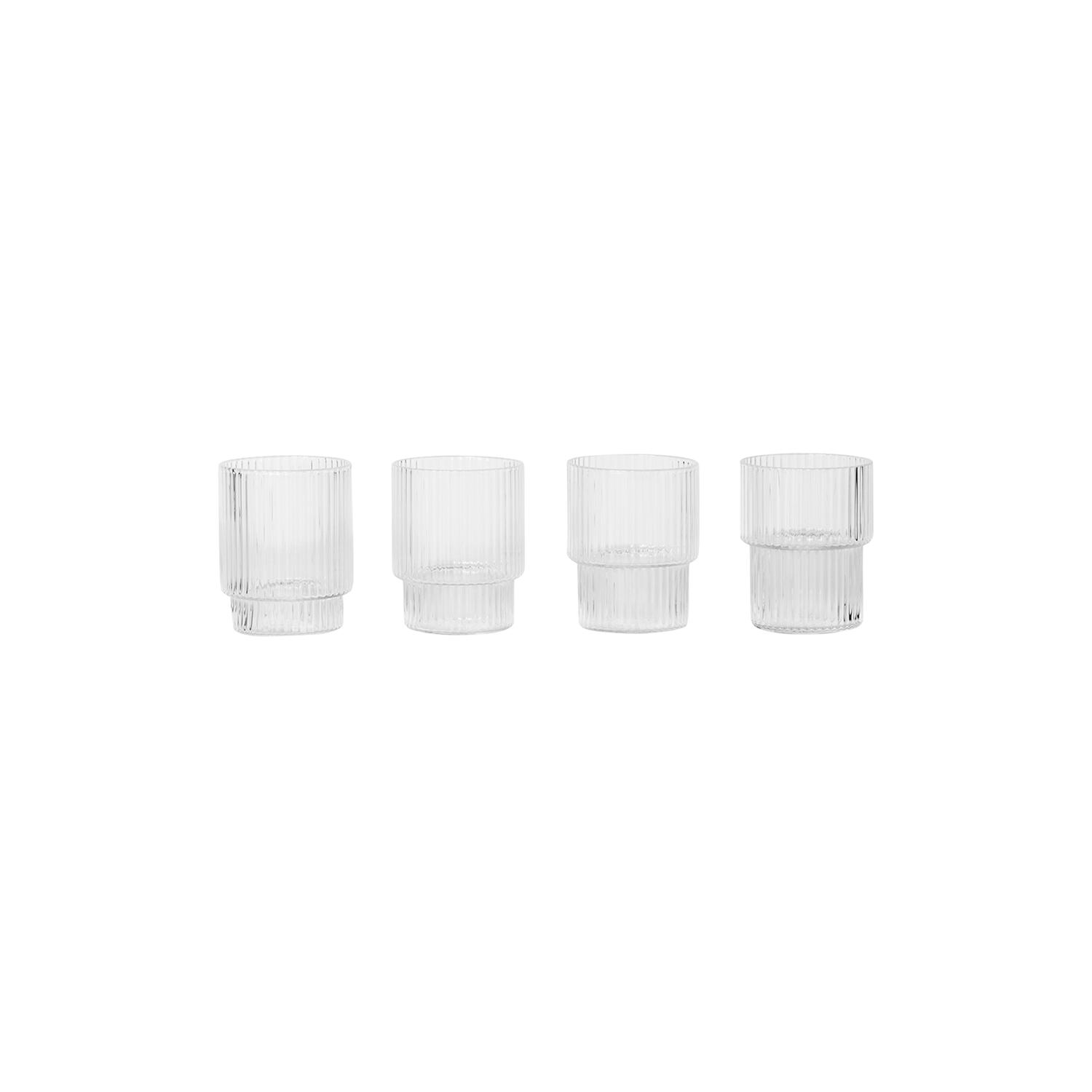 Ripple Small Glasses 4 pcs